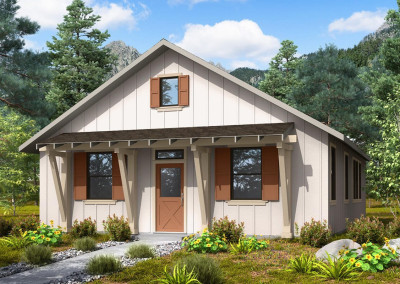 Christopherson Builders Plan Carson Farmhouse Rendering