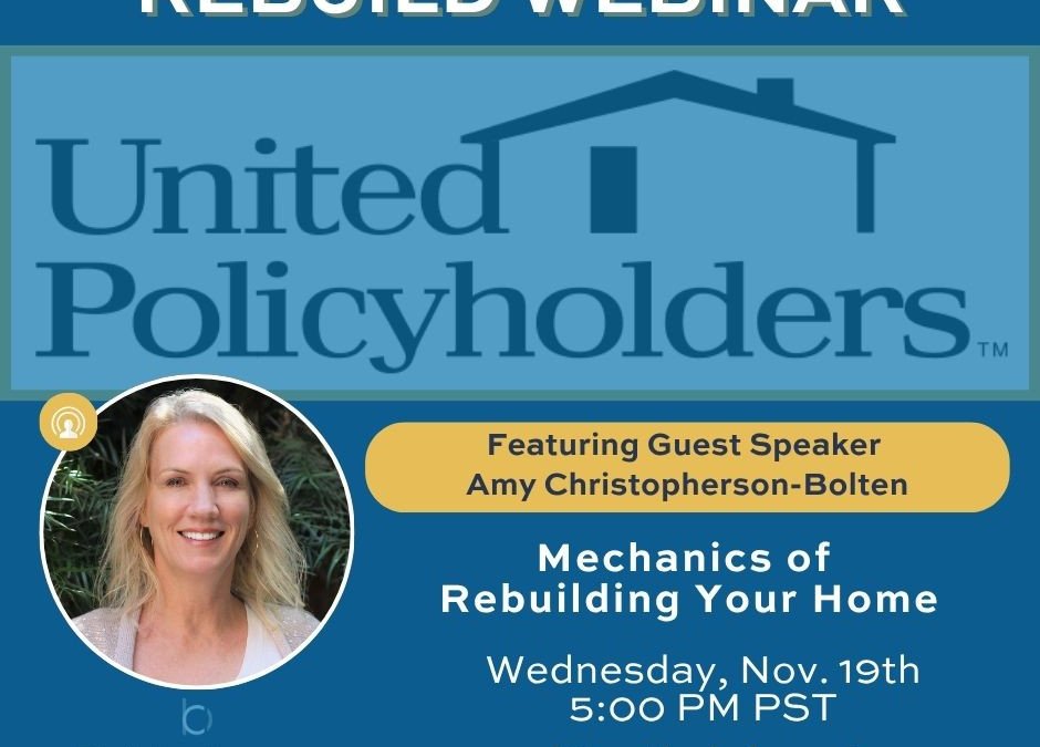 Christopherson Builders in support of United Policyholders