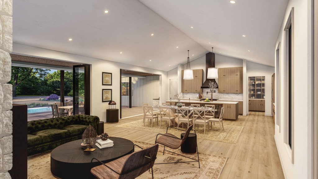 Kenwood Custom Home Interior Rendering 1