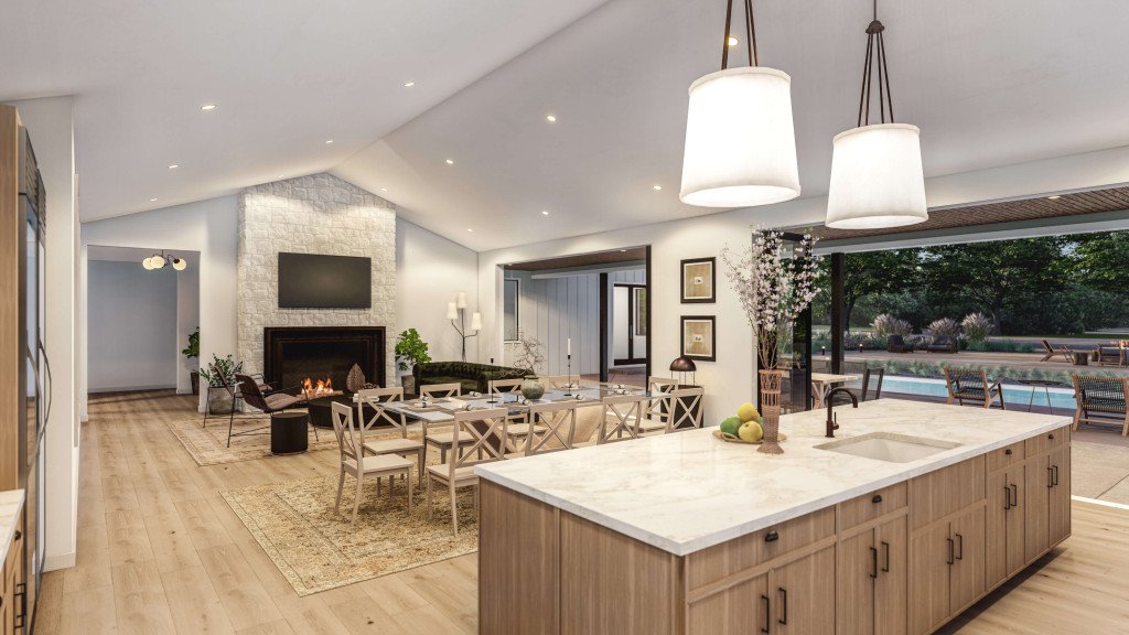 Kenwood Custom Home Interior Rendering 2